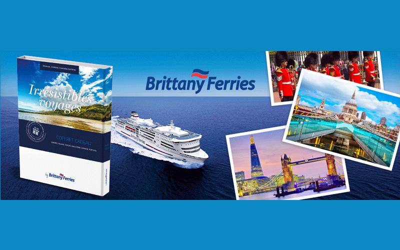 3 coffrets cadeaux “Irresistibles Voyages” par Brittany Ferries (1000  euros) à gagner | WinWin Concours