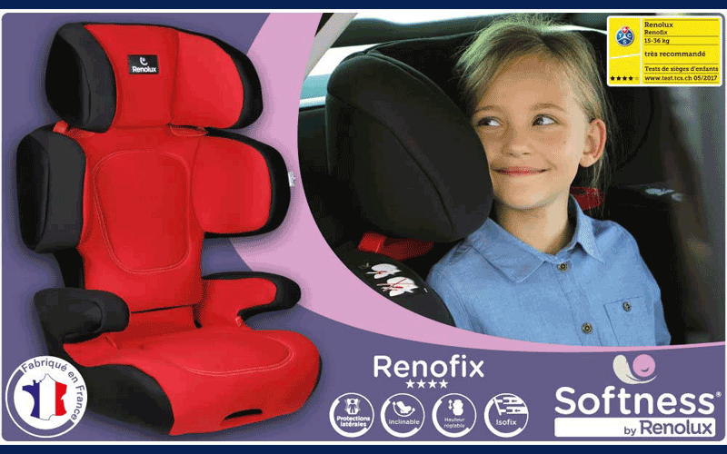 rehausseur inclinable isofix