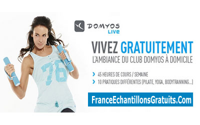 Cours gratuits de sport chez vous - Domyos Club