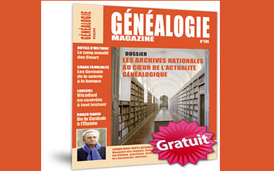 Magazine Généalogie : Un numéro gratuit