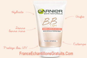 130000 échantillons gratuits BB Light de Garnier