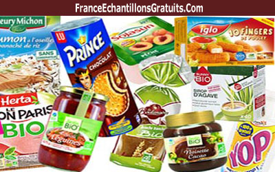 echantillons gratuits a recevoir alimentaire