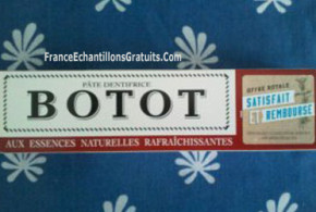 Botot Dentifrice ou bain de bouche remboursé