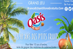 Concours 10 ans des p'tits fruits - Oasis