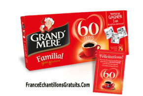 Concours 70 lots de 12 paquets Café GrandMère