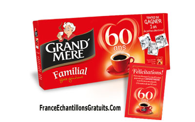 Concours 70 lots de 12 paquets Café GrandMère
