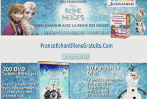 Concours DVD La Reine des neiges - Juvamine