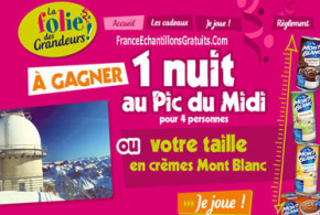 Concours Nuit au Pic du Midi pour 4 - Mont Blanc