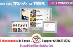 Concours abonnements de 6 mois à Tfou max