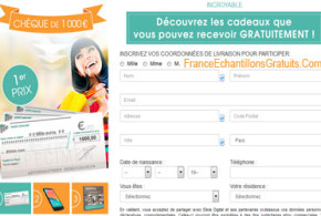 Concours chèque de 1000 euros, téléphone ou smartbox