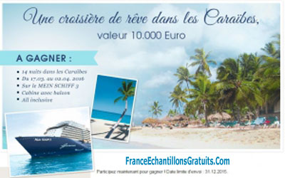 Concours croisière de 14 nuits dans les Caraïbes