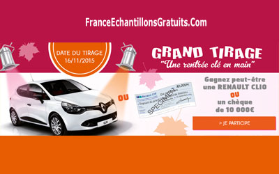 Concours voiture à gagner - Françoise Saget