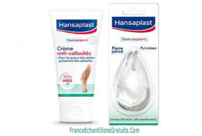 Crème anti-callosités et Pierre ponce de Hansaplast