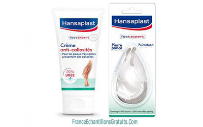 Crème anti-callosités et Pierre ponce de Hansaplast