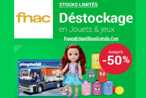 Déstockage jouets sur la fnac