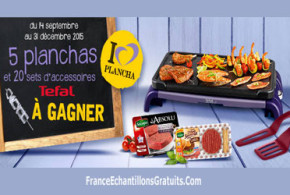 Jeu Concours 10 planchas et 40 sets d'accessoires Tefal