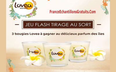 Jeu Concours 3 bougies Gratuit