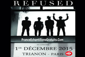 Jeu Concours Des places pour les concert de Refused