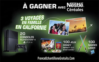 Jeu Concours Nestlé céréales et Star Wars