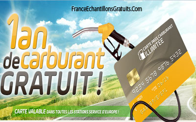 Jeu concours 1 an de carburant gratuit