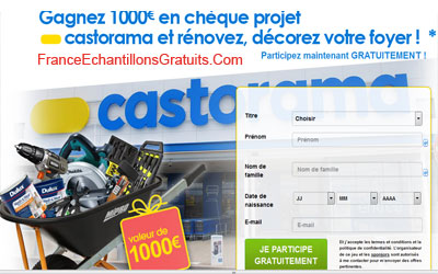 Jeu concours 1000€ pour votre projet bricolage