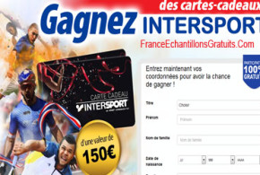 Jeu concours 150 euros chez intersport à gagner