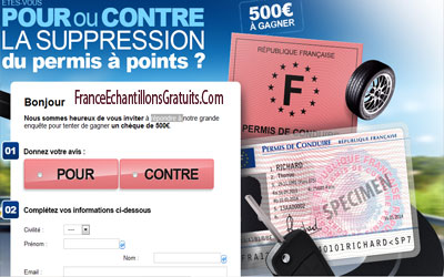 Jeu concours 500 euros à gagner