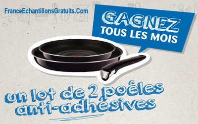 Jeu concours 6 x 2 poêles à gagner