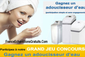 Jeu concours Adoucisseur d'eau de 1500 euros