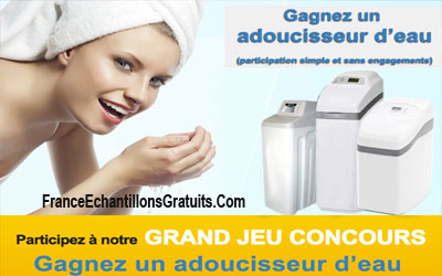 Jeu concours Adoucisseur d'eau de 1500 euros