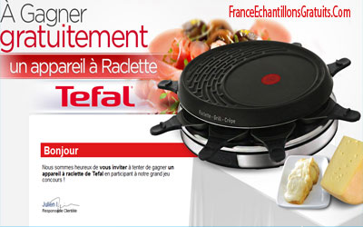 Jeu concours Appareil à raclette Tefal