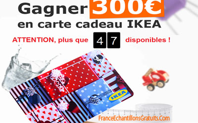 Jeu concours Carte cadeau IKEA