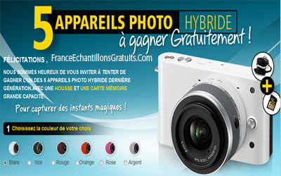 Jeu concours appareil photo hybride