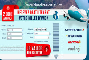 Jeu concours billet d'avion de 2000 euros