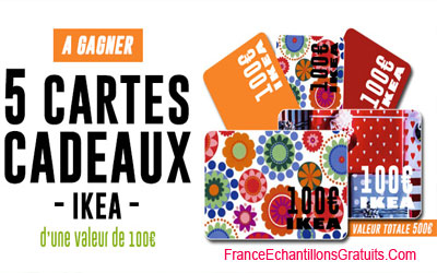 Jeu concours chèque cadeau IKEA de 100 euros