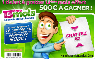 Jeu concours chèque de 500 euros à gagner