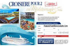 Jeu concours croisière en méditerranée