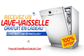 Jeu concours lave-vaisselle et 1 an de pastilles