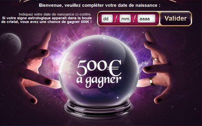 Jeu concours un cheque de 500 euros