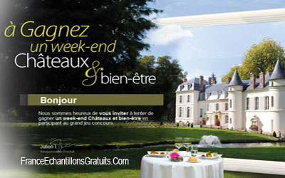 Jeu concours week-end Châteaux et bien-être