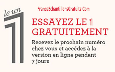 Le journal Le 1 Un numéro offert Gratuitement