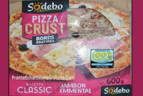 Pizza crust de Sodebo remboursé