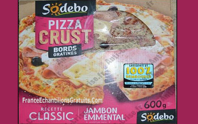 Pizza crust de Sodebo remboursé