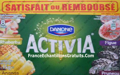 Remboursement Activia Satisfait ou 100% Remboursé