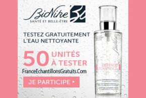 Test de produit 50 eaux nettoyantes BioNike