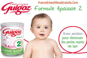 Test de produit Guigoz Formule Epaissie 2