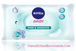 Test de produit Lingettes Pure & Sensitive Nivea