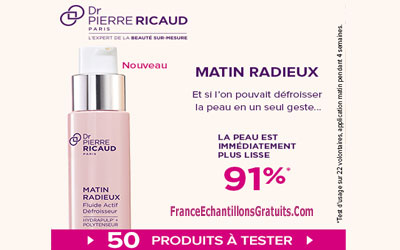 Test de produit Matin Radieux Fluide Actif Défroisseur