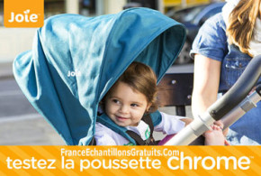 Test de produit Poussette Chrome JOIE