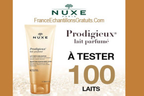 Test de produit Prodigieux Lait Parfume de Nuxe